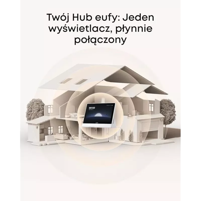 Domowy asystent bezpieczeństwa Anker Eufy T87A03W1 inteligentne urządzenie Czarny/Biały