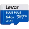 Karta pamięci MicroSDXC Lexar niebieski PLUS 64 GB UHS‑I 100 MB/s U1 V10 (niebieska)