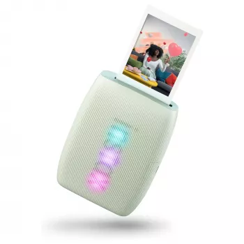 Natychmiastowa drukarka Fujifilm Instax Mini Link3 Sage zielony — 800×600 DPI, wydruki 6,2×4,6 cm, Bluetooth, 0,21 kg