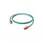Easylan CS1OAADAD0030 kabel sieciowy RJ45, kabel krosowy CAT 6a S/FTP 3 m szary z LED 1 szt.