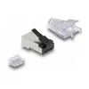 DeLOCK Wtyk modułowy RJ45 Kat.6 zestaw 50 szt. z niezawodną zatrzaską