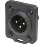 Neutrik NC3MDX-TOP złącze przewodowe XLR czarne (NC3MDX-TOP)