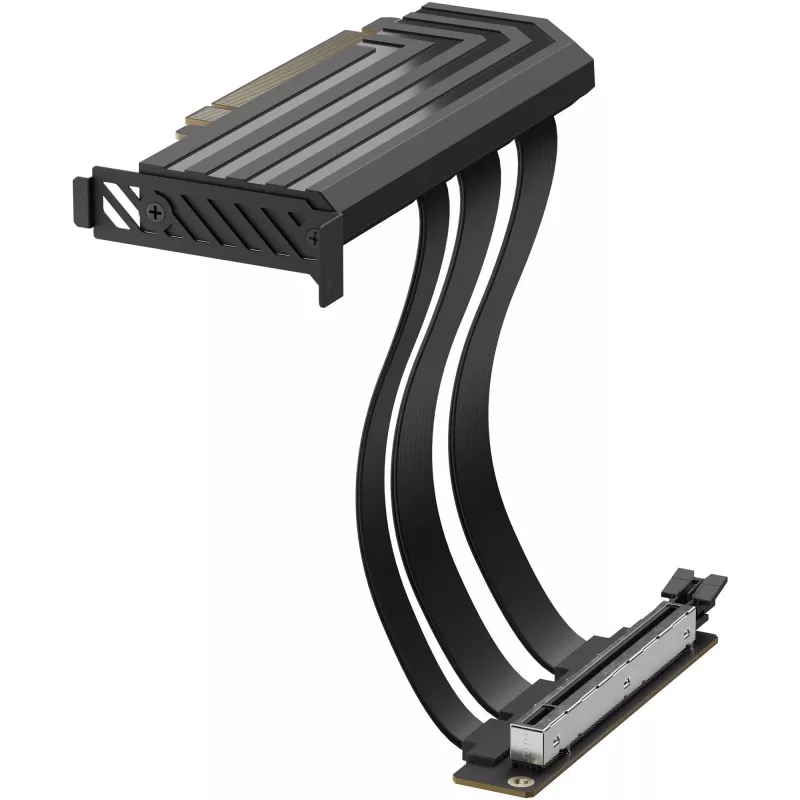 PCIe 5.0 Hyper Riser, kabel przedłużający czarny, 20cm