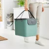 Pojemnik na odpady rotho Albula 40 L prostokątny plastikowy, zielony, 40 L, 400×358×340 mm