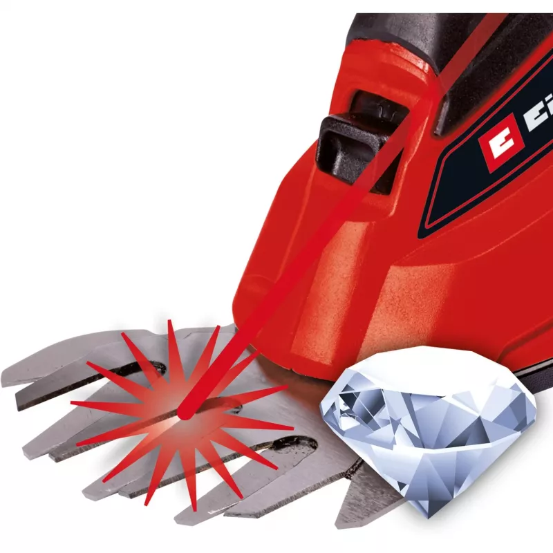 Einhell GE-CG 18 Li - Solo 100mm Czerwone Akumulatorowe Nożyce do Trawy (3410370)