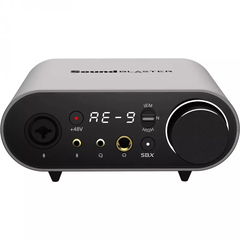Karta dźwiękowa Creative Labs SoundBlaster AE-9 — odtwarzanie i nagrywanie 32-bit / 384 kHz