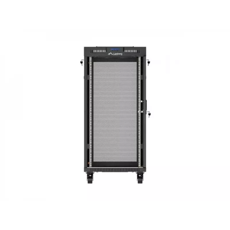 Szafa rackowa LANBERG FF01-6624-23BL 24U wolnostojąca 19 cali 600×600 mm IP20 czarna