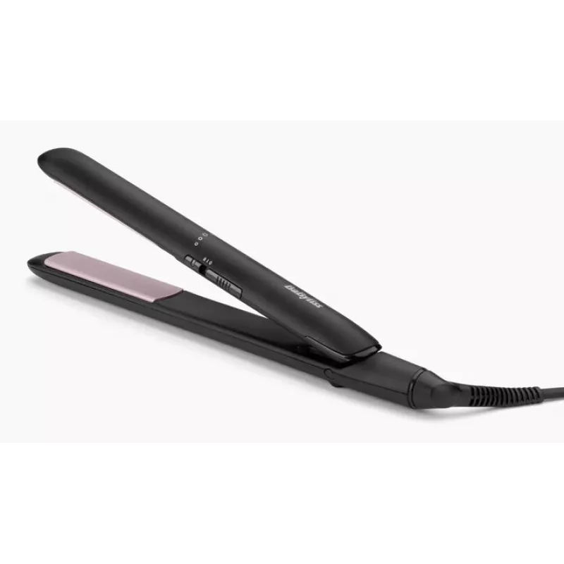 Prostownica BaByliss CERAMIC 230 — Płytki ceramiczne, 2 poziomy temperatury, przewód 1,8 m, czarny