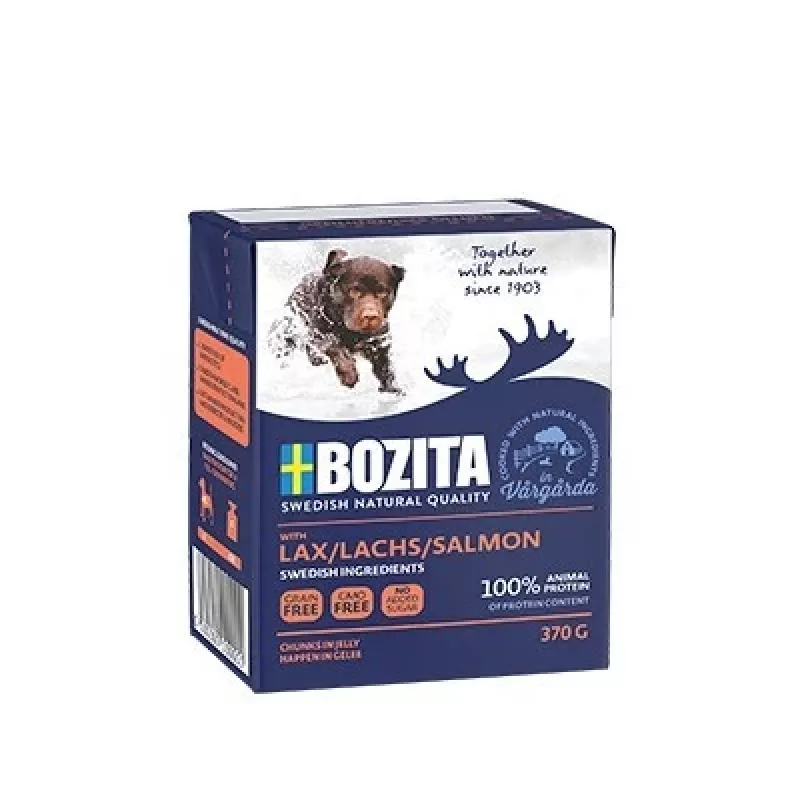 Bozita 00004260 mokra karma dla psów Łosoś Adult 370 g