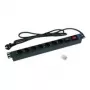 Listwa przeciwprzepięciowa Triton RAB-PD-X12-A1 Czarna 7 gniazd AC 2 m