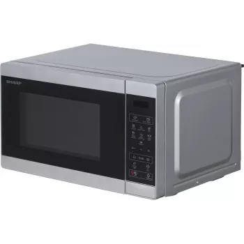 Sharp YC-MS02E-S kuchenka mikrofalowa Srebrny Wolnostojąca kuchenka mikrofalowa Blat 20 L 800 W