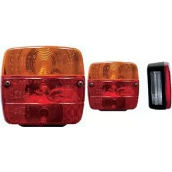Tylna lampa przyczepy IWH 616101 3-komorowa 12 V