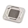 Blok wodny Aqua-Computer 21801 — akryl/aluminium/nikiel, 98×98×22 mm