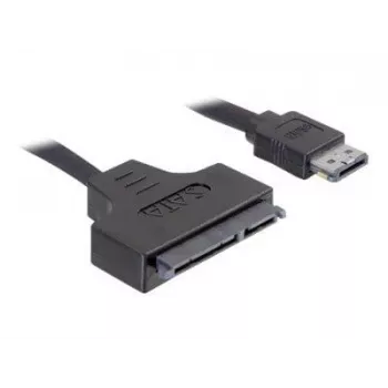 Kabel SATA DeLOCK ESATAP-100 0.5m czarny