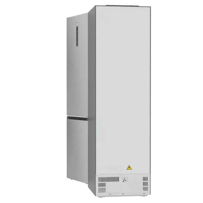 Lodówko-zamrażarka Gorenje NRB620E61X4WFE, wolnostojąca, stal nierdzewna, pojemność całkowita 413 l, zamrażarka dolna 130 l, NoFrost, wyświetlacz LED