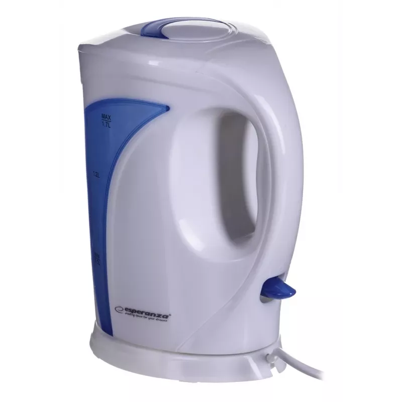 Czajnik elektryczny Esperanza EKK018B 1,7 L, biały/niebieski