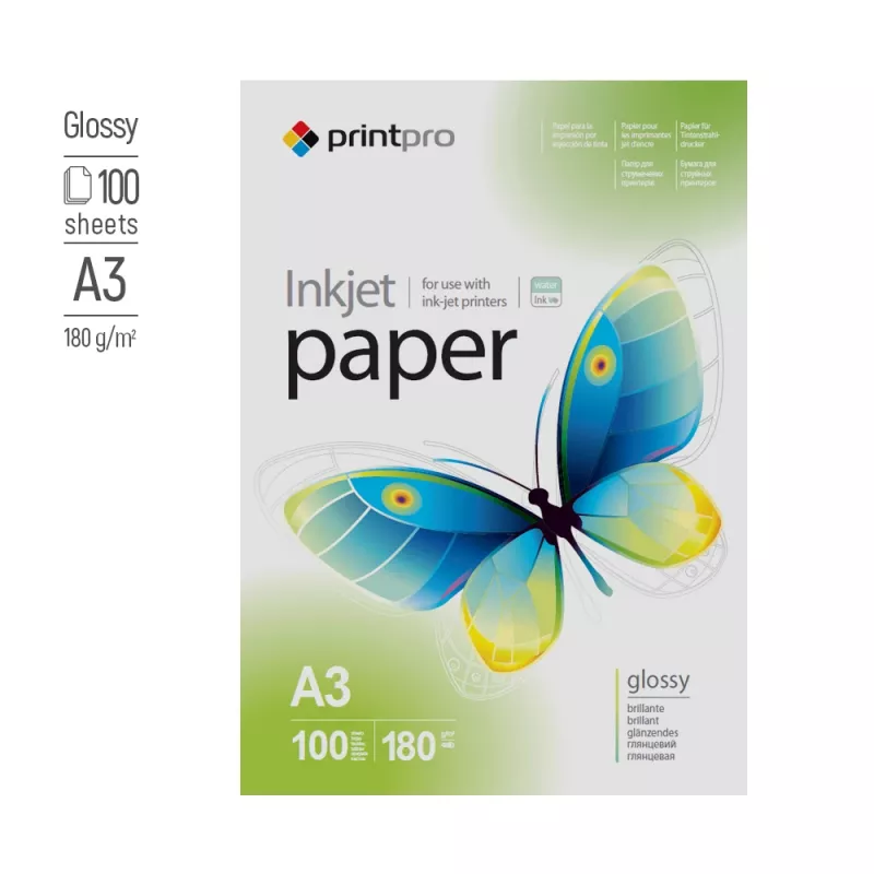 Papier fotograficzny ColorWay PrintPro A3 180 g/m² 100 arkuszy