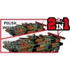 Klocki Cobi Siły Zbrojne BWP-1 2630 — model polsko-ukraińskiego amfibijnego bojowego wozu piechoty