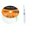 Kabel koncentryczny LIBOX PCC80 RG-6/U 100 m, płaszcz FEP, przewodnik miedziany 0,8 mm, ekran aluminiowy, biały