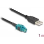 Kabel DeLOCK HSD Z żeński na USB 2.0 Typ-A męski 1 m