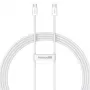 Baseus Superior USB C na USB C kabel do transmisji danych 2 m 30 W biały