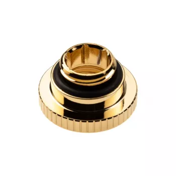 Złączka EK Water Blocks Mosiężna Złota Wysokość 3,75 mm Średnica 2,3 cm