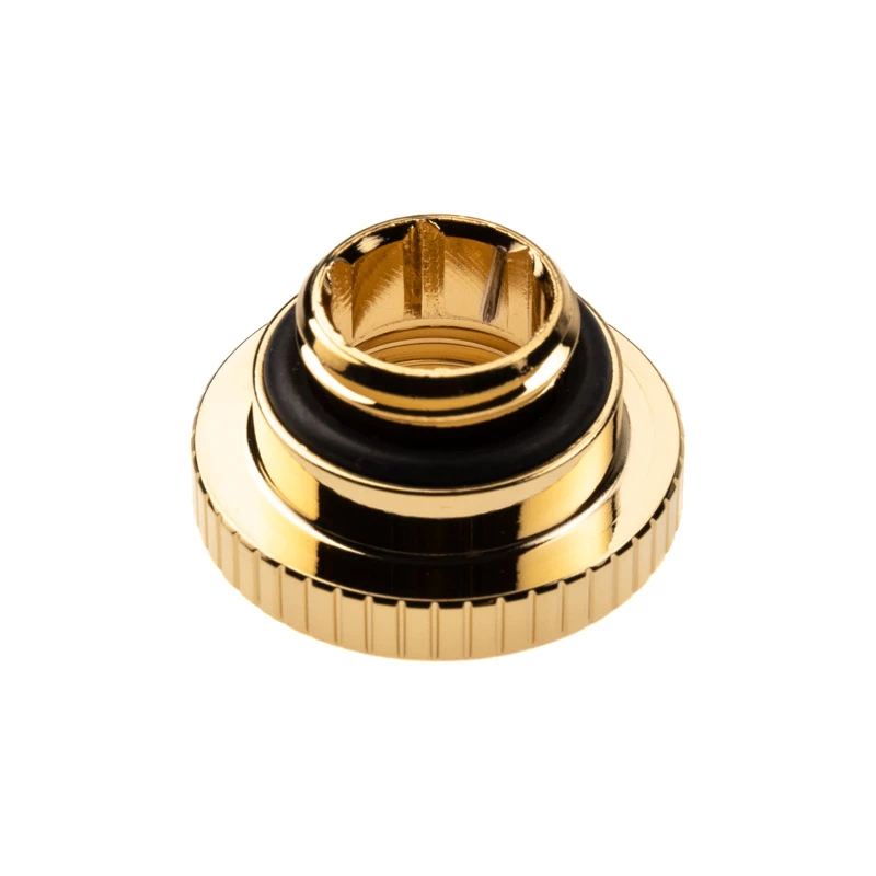 Złączka EK Water Blocks Mosiężna Złota Wysokość 3,75 mm Średnica 2,3 cm
