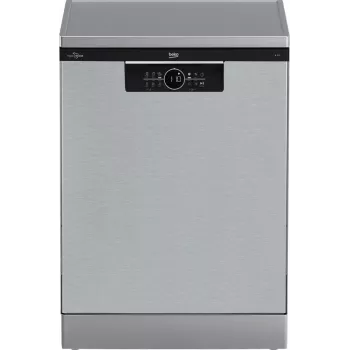 Zmywarka BEKO BDFN26531X — wolnostojąca 60 cm, 15 kompletów, 46 dB, stal nierdzewna, dotykowy wyświetlacz LED