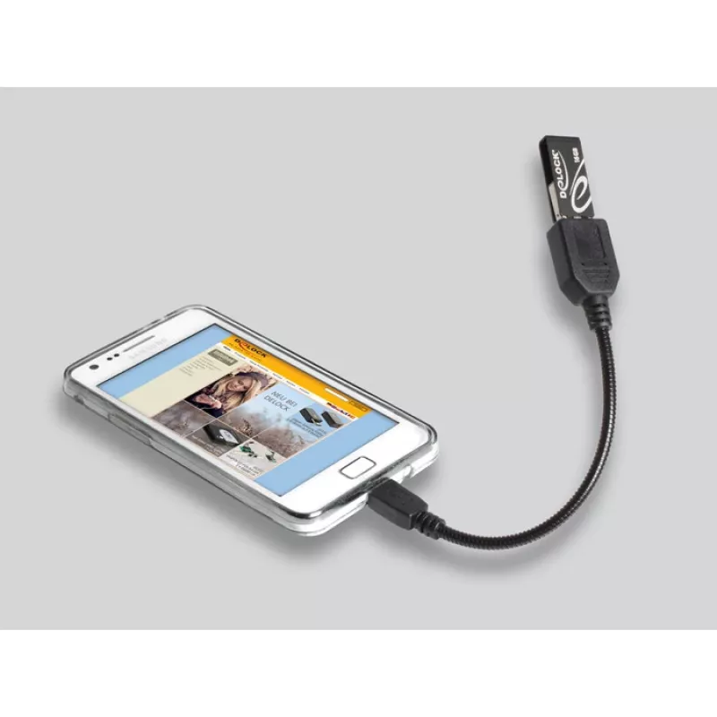 Kabel USB Micro-USB B USB A DeLOCK 83293 0,18 m