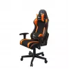 Fotel gamingowy GEMBIRD GC-SCORPION-04X czarno-pomarańczowy ergonomiczny, regulowane siedzisko, wysokie oparcie