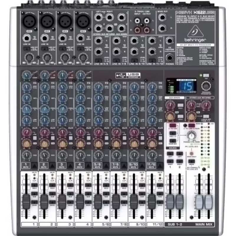Behringer X1622USB mikser audio 16 kanałów 10 - 200000 Hz
