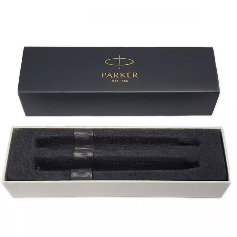 Zestaw piór Parker 2093258 czarny, srebrny 2 szt.