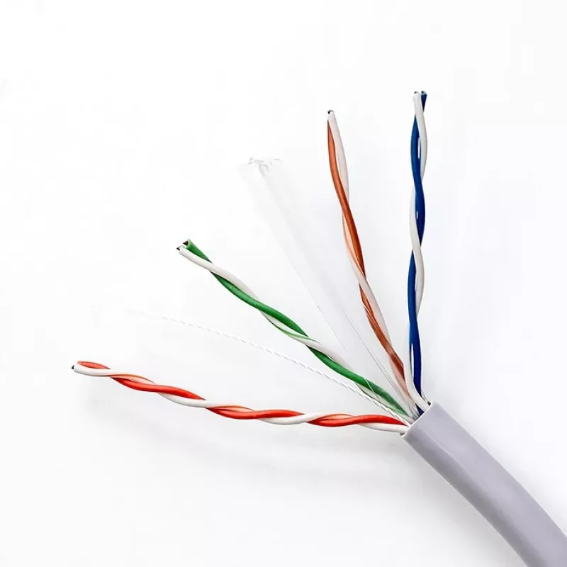 Kabel krosowy UTP QOLTEC 50359 RJ45 CAT6 305m niebieski