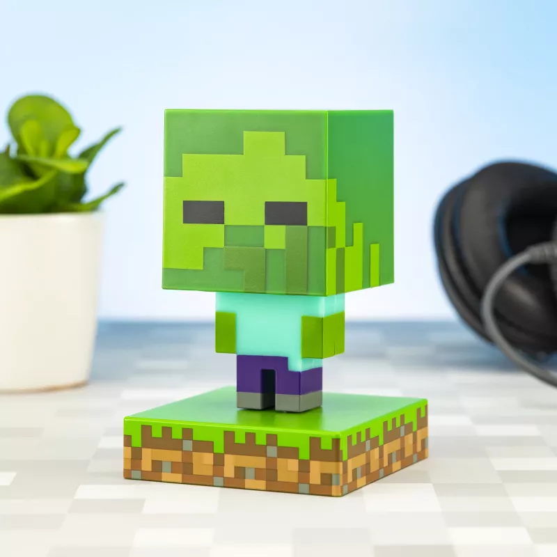 Lampa stołowa Paladone Light Paladone Minecraft Zombie Light PP6592MCFV4 LED