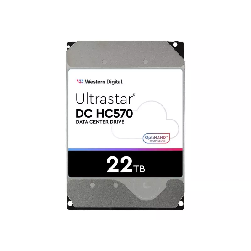 Dysk twardy 3.5 cala SAS Western Digital Ultrastar DH HC570 22 TB, 12 Gbit/s, 7200 RPM, 512 MB pamięci podręcznej