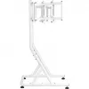 Triple Monitor Stand Snow, do kokpitu symulatora wyścigowego GR500, uchwyt do monitora biały, do monitorów 32 - 55
