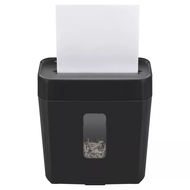 Niszczarka SAVIO ND-01, cięcie poprzeczne 4 x 32 mm, kosz 11 l, 230 W, czarna, 72 dB
