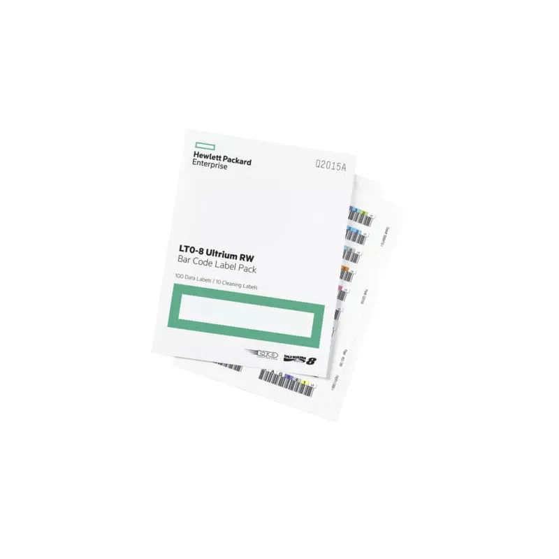 Hewlett Packard Enterprise HPE LTO-8 Ultrium RW Bar Code Label Pack - Strichcodeetiketten (Q2015A)