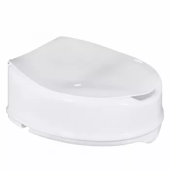 Podwyższana nakładka sedesowa ActionMed NT15AM — przedłużenie, wysokość 15 cm, polipropylen, blokowana, maks. obciążenie 180 kg, otwór wewnętrzny 210×268 mm, szerokość 360 mm