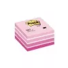 3M Post-it Notes Samoprzylepne karteczki w kostce, 76 x 76 mm, neonowy róż (2028-NP)