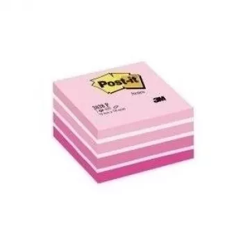 3M Post-it Notes Samoprzylepne karteczki w kostce, 76 x 76 mm, neonowy róż (2028-NP)