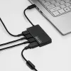 Akyga AK-AD-52 Aktywny hub USB-C, USB-C (M) do 4x USB-A (F), USB 3.1, 20 cm
