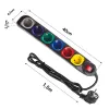 Listwa zasilająca 250VAC/10A 1,5m MCE509 B