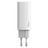 Ładowarka Baseus CCGAN2L-B02 Wewnętrzna AC Szybkie Ładowanie 20V 1xUSB 1xType-C Biała