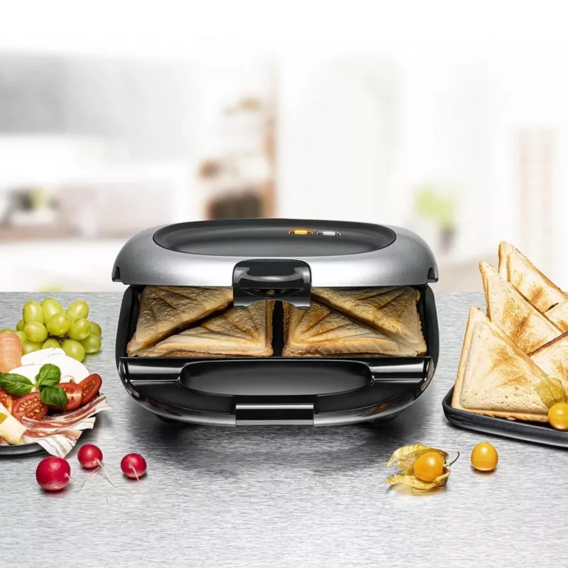 ROMMELSBACHER ST 1000, Czarny, Srebrny, Plastik, temperatura, 1000 W, 230 V, 302 mm