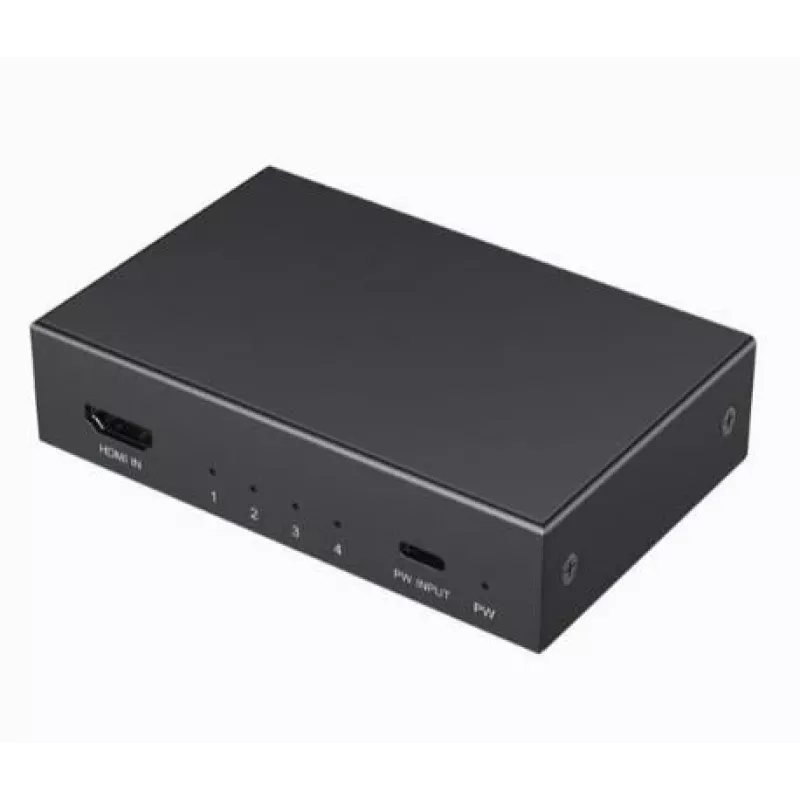 Rozdzielacz HDMI Gembird GEMBIRD DSP-HDMI4K-4P-01 — 4-portowy 4K