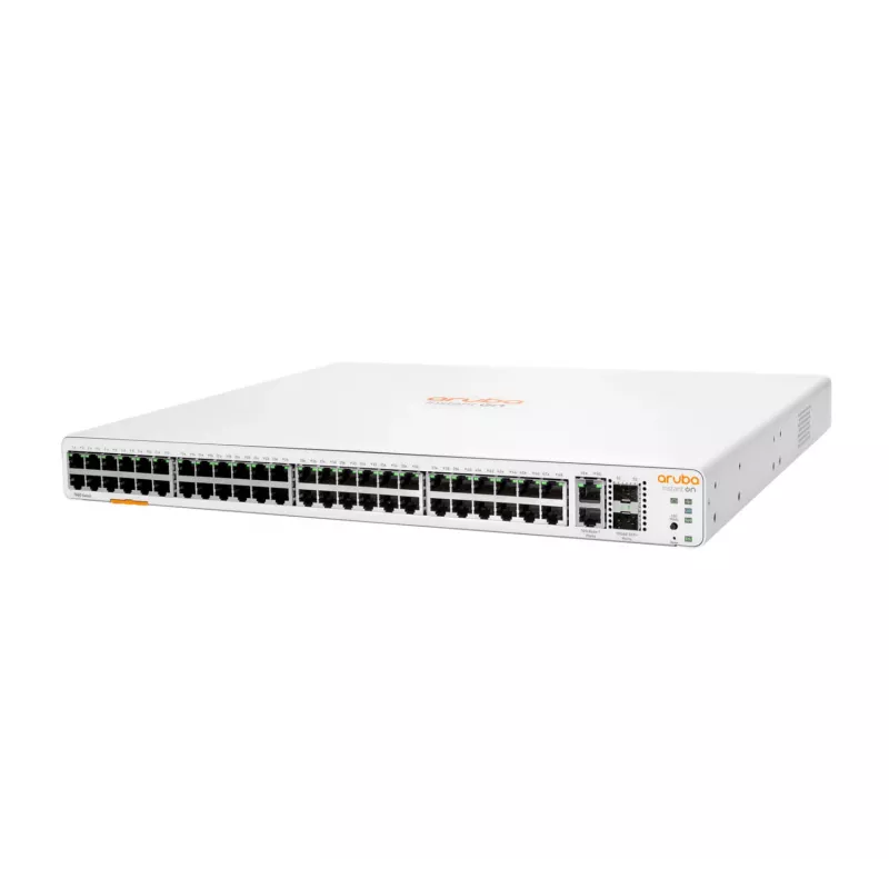 HPE Networking Instant On 1960 48G 2XT 2XF Switch Europe (JL808A#ABB) - (Następca HPE 1950 48G 2SFP+ 2XGT Switch (JG961A#ABB))