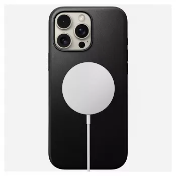 Pokrowiec na telefon Nomad NM01693185 do Apple iPhone 16 Pro Max, skóra/TPU/PC, czarny, pasuje do ekranu 17,5 cm (6,9 cala)