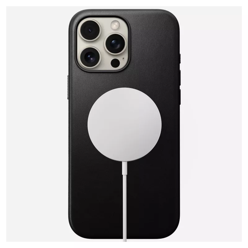 Pokrowiec na telefon Nomad NM01693185 do Apple iPhone 16 Pro Max, skóra/TPU/PC, czarny, pasuje do ekranu 17,5 cm (6,9 cala)