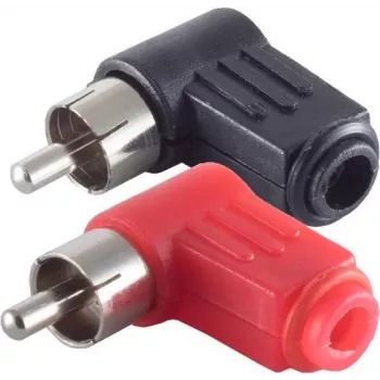 shiverpeaks BS51410-SET Łącznik przewodów RCA czarny - czerwony (BS51410-SET)